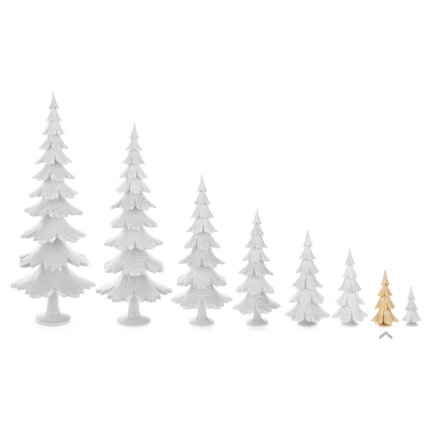 Massivholzbaum natur 9 cm