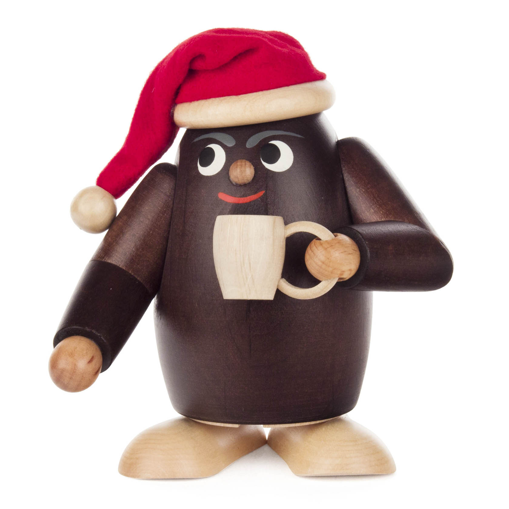 Räucherfigur Kaffeebohne mit Mütze rot im Dregeno Online Shop günstig kaufen