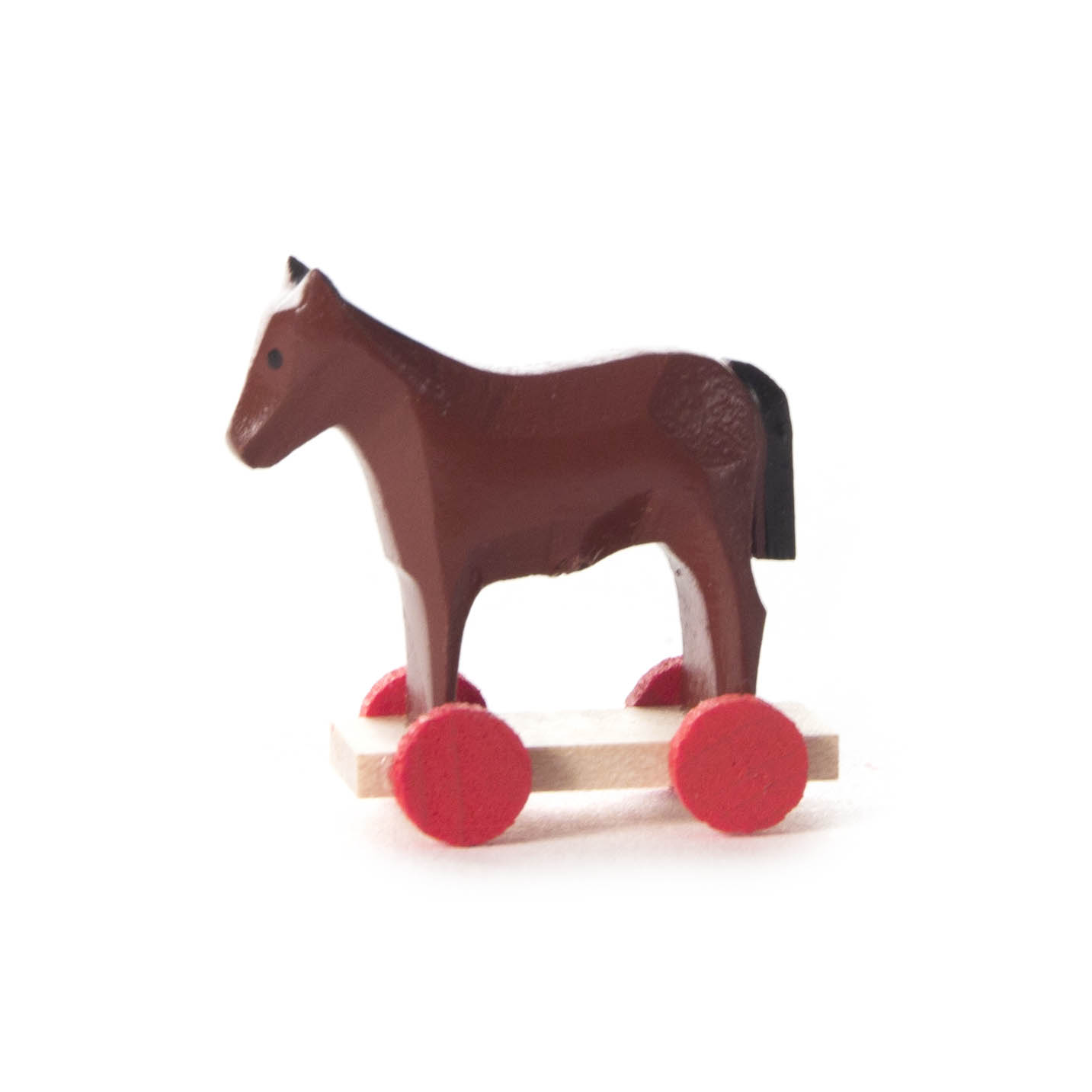 Mini-Pferd auf Rädern