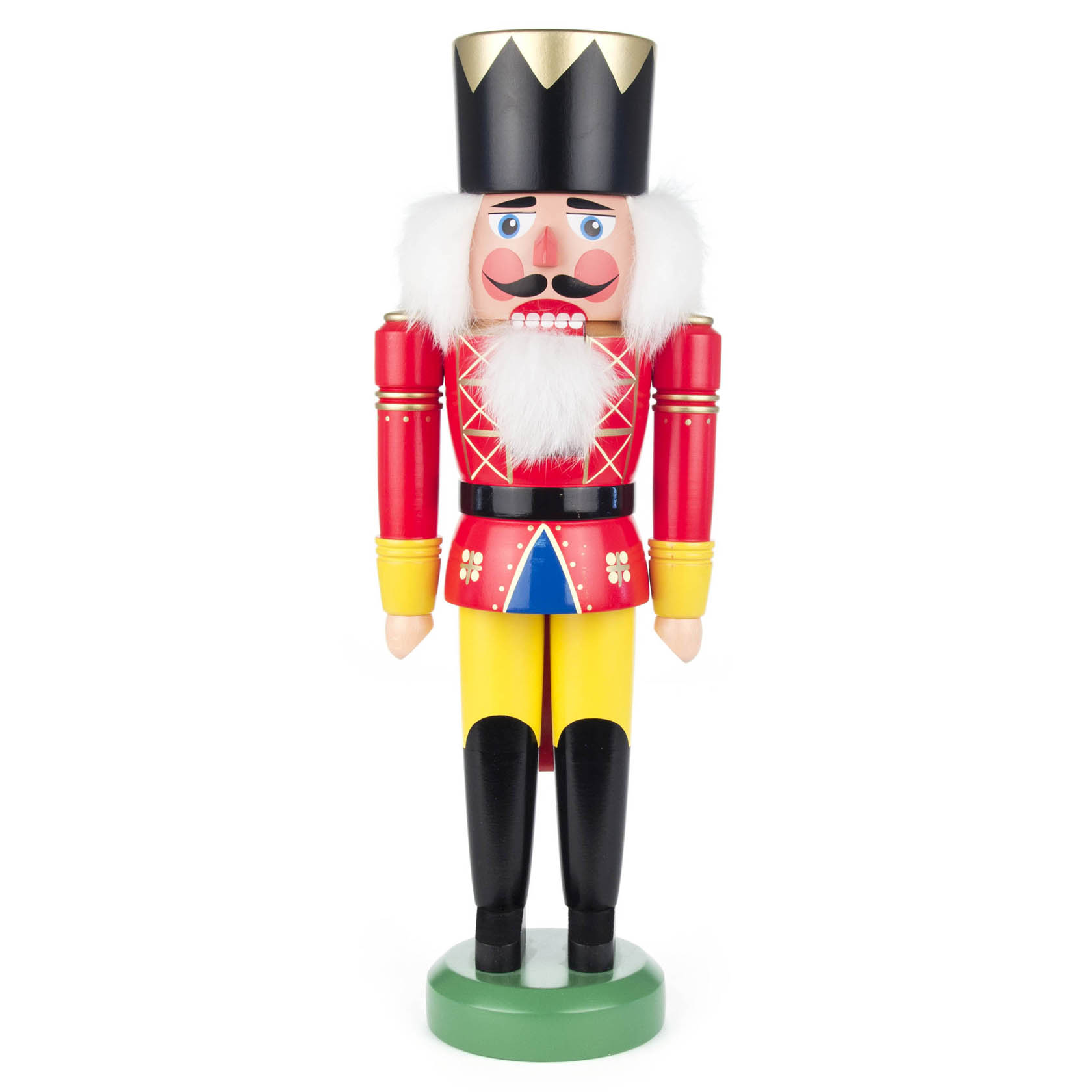 Nussknacker König rot-gelb, 43 cm im Dregeno Online Shop günstig kaufen