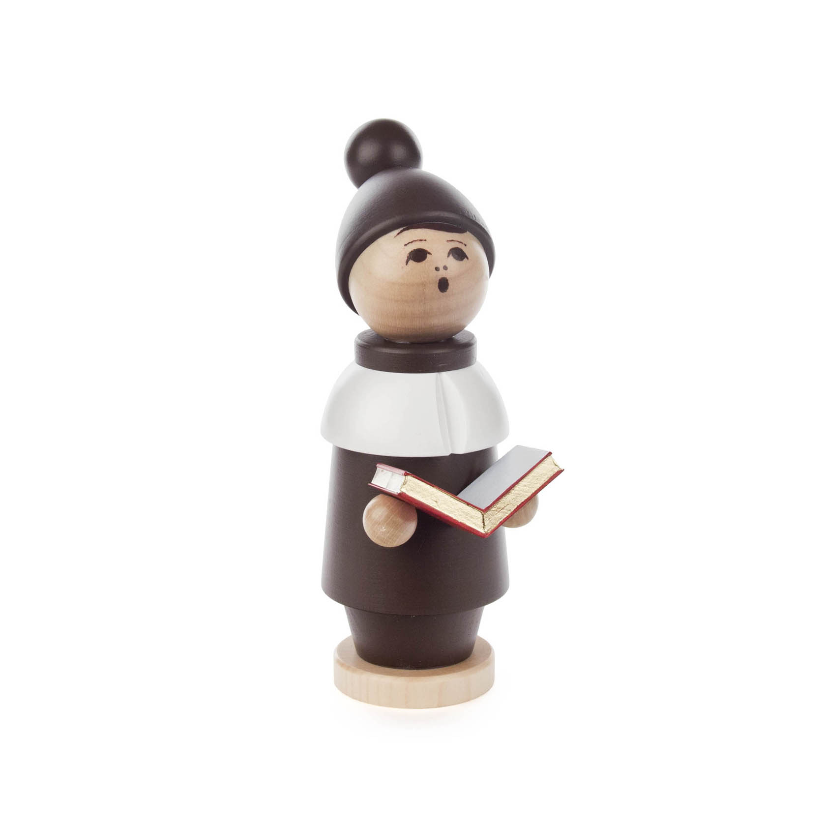 Kurrendefigur braun mit Buch, Gr.3