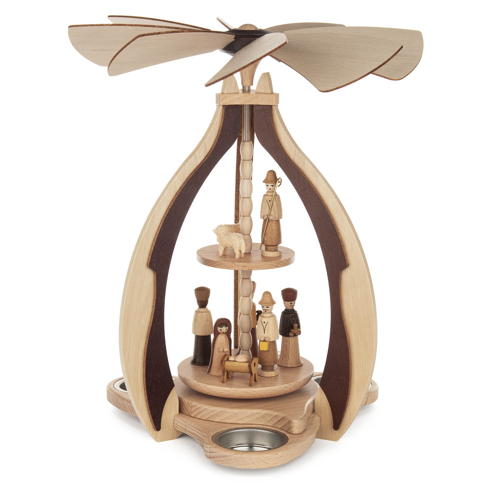 Pyramide Christi Geburt für Teelichter im Dregeno Online Shop günstig kaufen