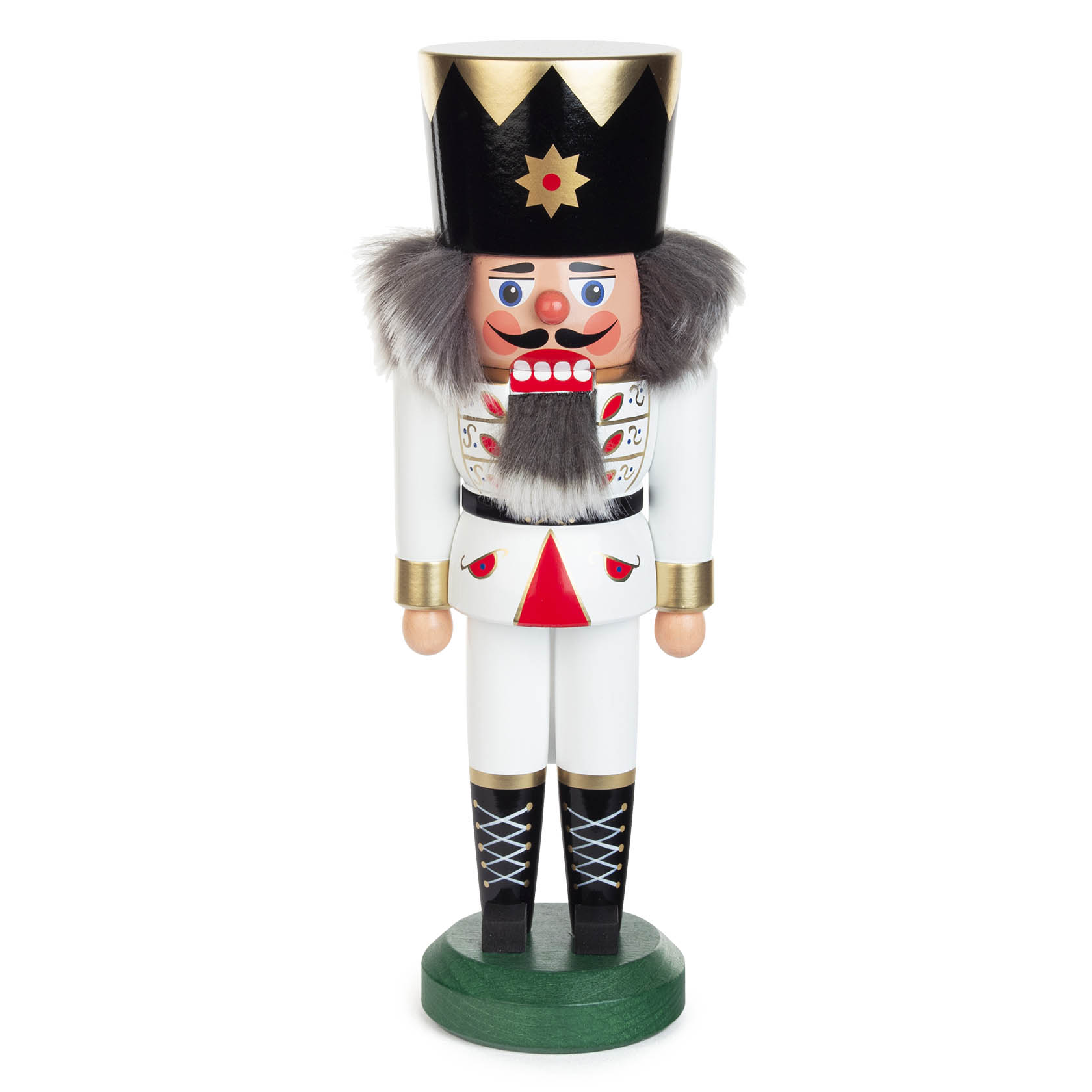 Nussknacker König weiß, 29cm im Dregeno Online Shop günstig kaufen