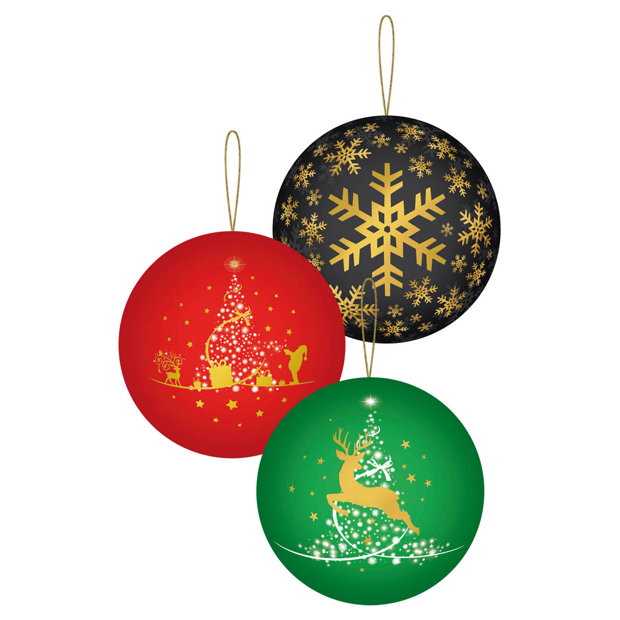 Weihnachts-Geschenkkugel zum Befüllen "Magic Moments" 3 Motive sortiert (12) im Dregeno Online Shop günstig kaufen