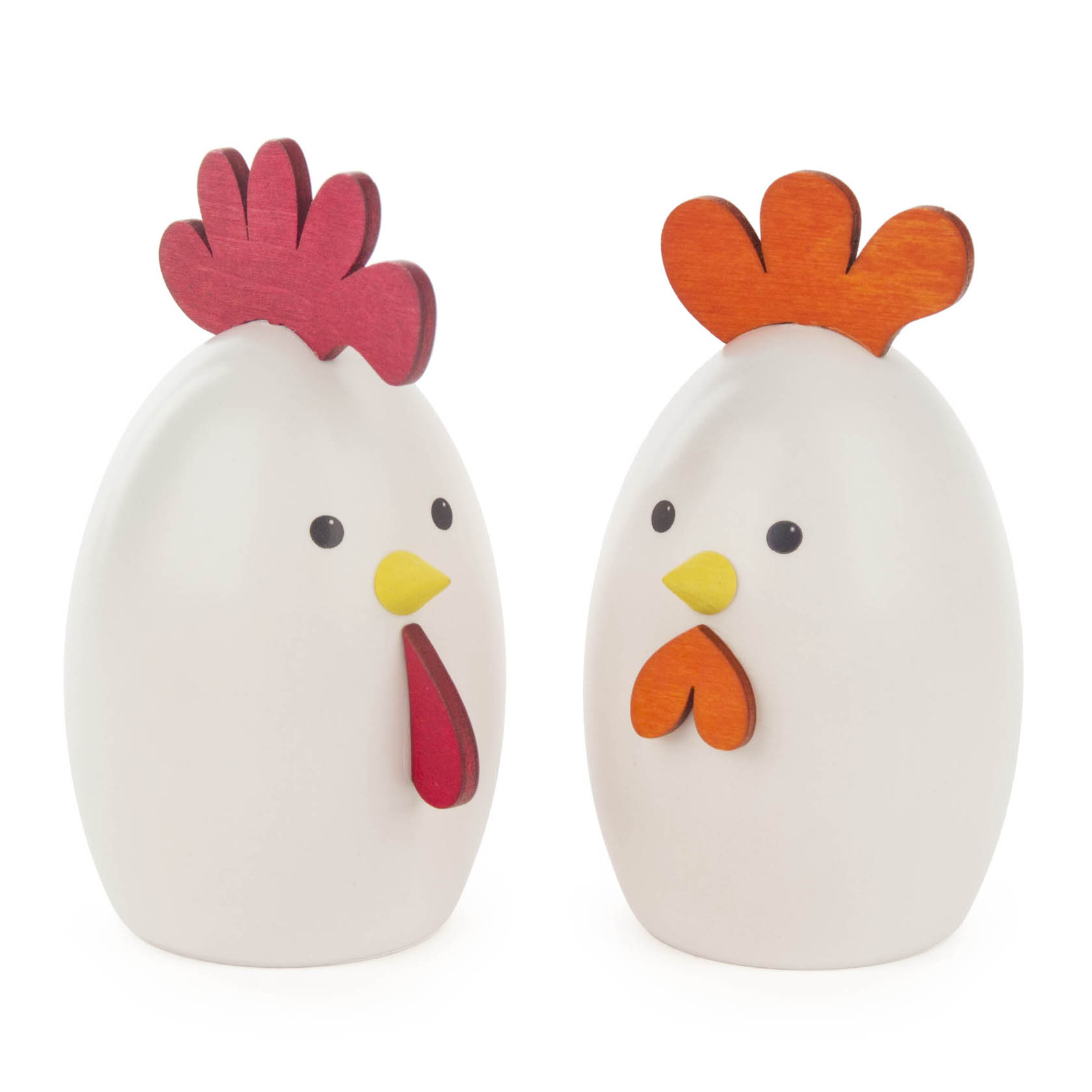 Hahn und Henne groß, farbig im Dregeno Online Shop günstig kaufen