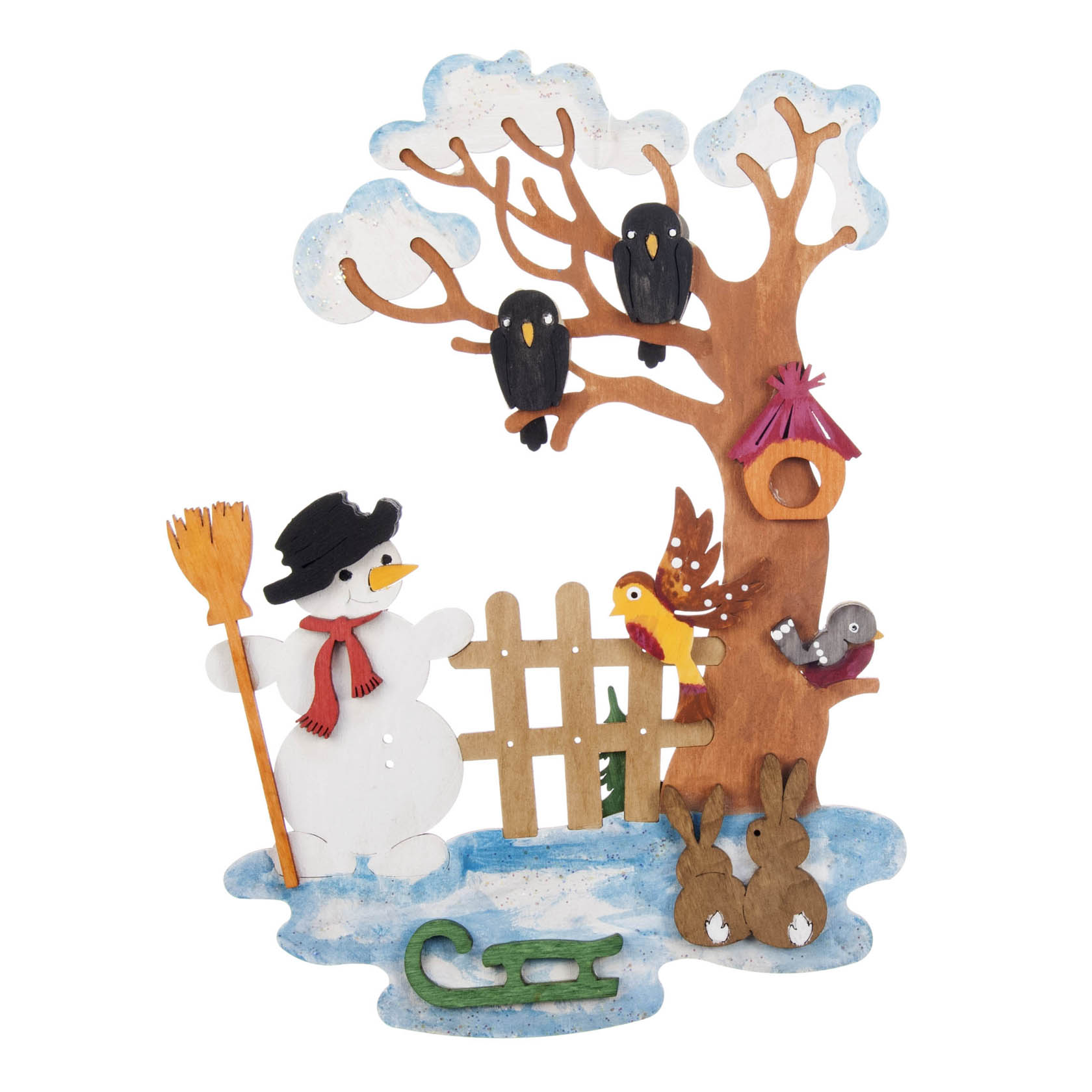 Bastelset Fensterbild Winter 15x22cm im Dregeno Online Shop günstig kaufen
