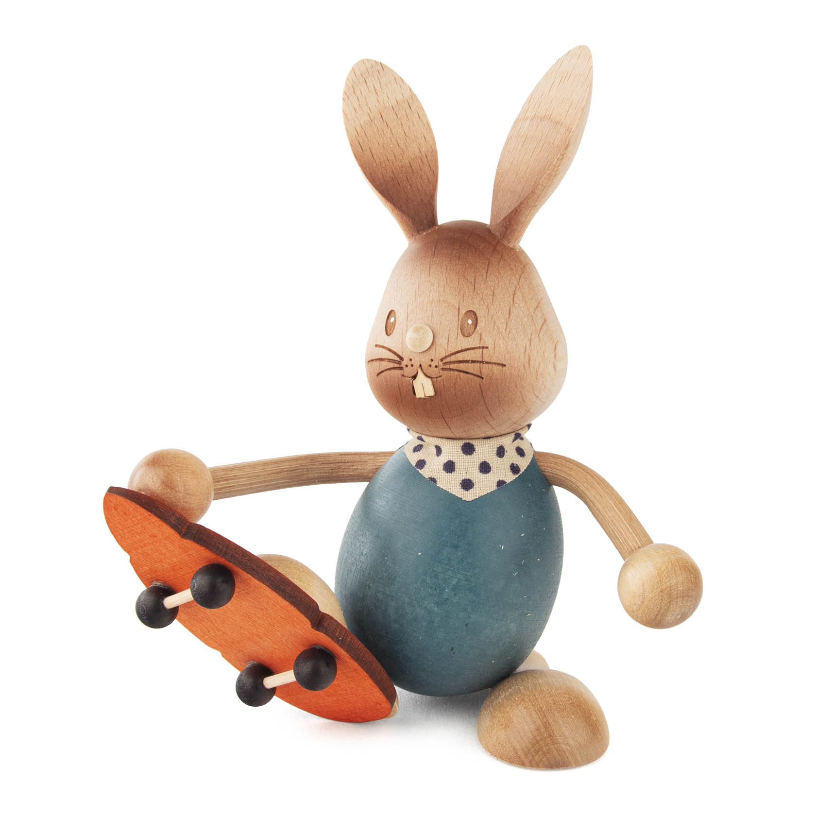 Hase "Stupsi" mit Skateboard
