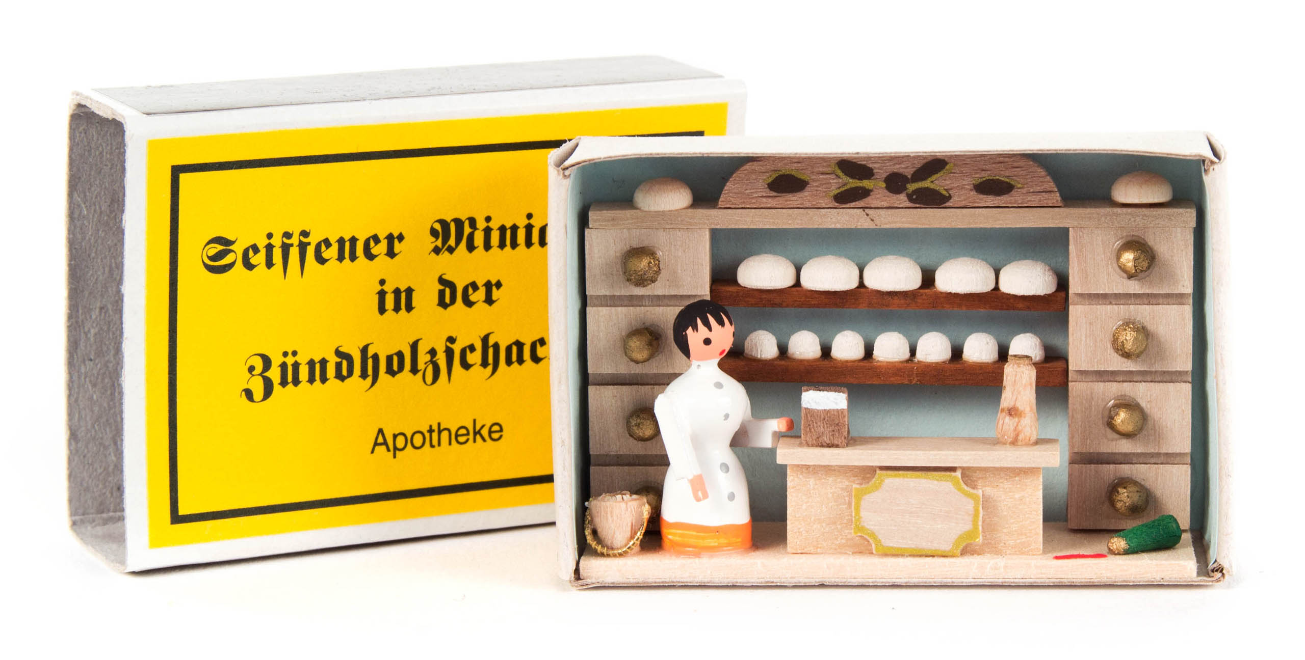 Zündholzschachtel Apotheke  