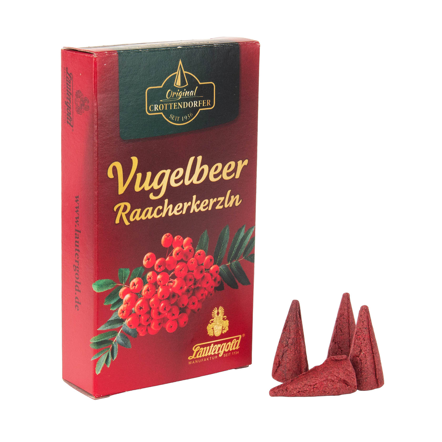 Crottendorfer Räucherkerzen (24) Vugelbeere im Dregeno Online Shop günstig kaufen
