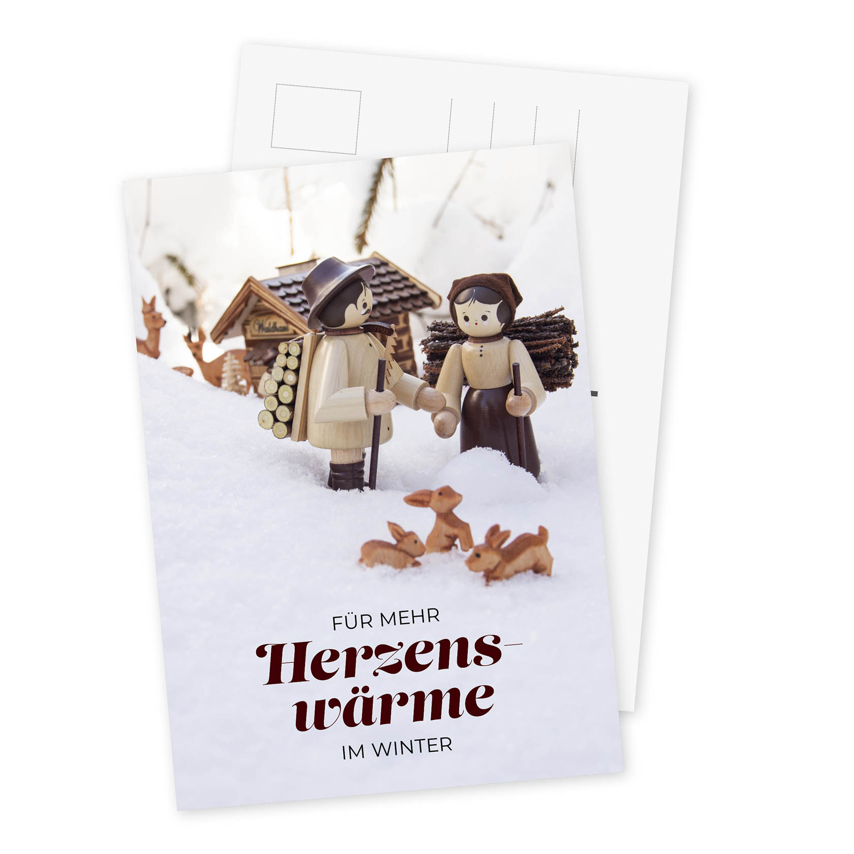Postkarte "Herzenswärme" im Dregeno Online Shop günstig kaufen