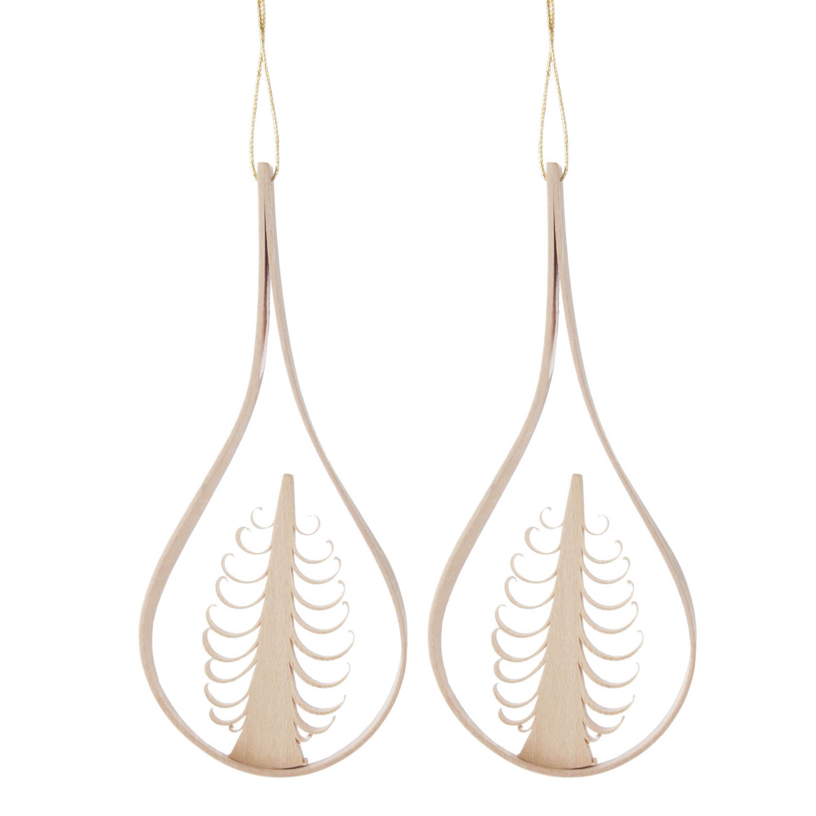 Behang Spantropfen mit flachem Baum (2)