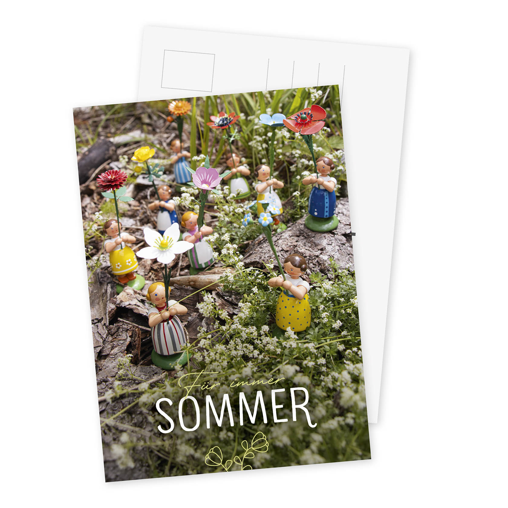 Postkarte "Für immer Sommer" im Dregeno Online Shop günstig kaufen