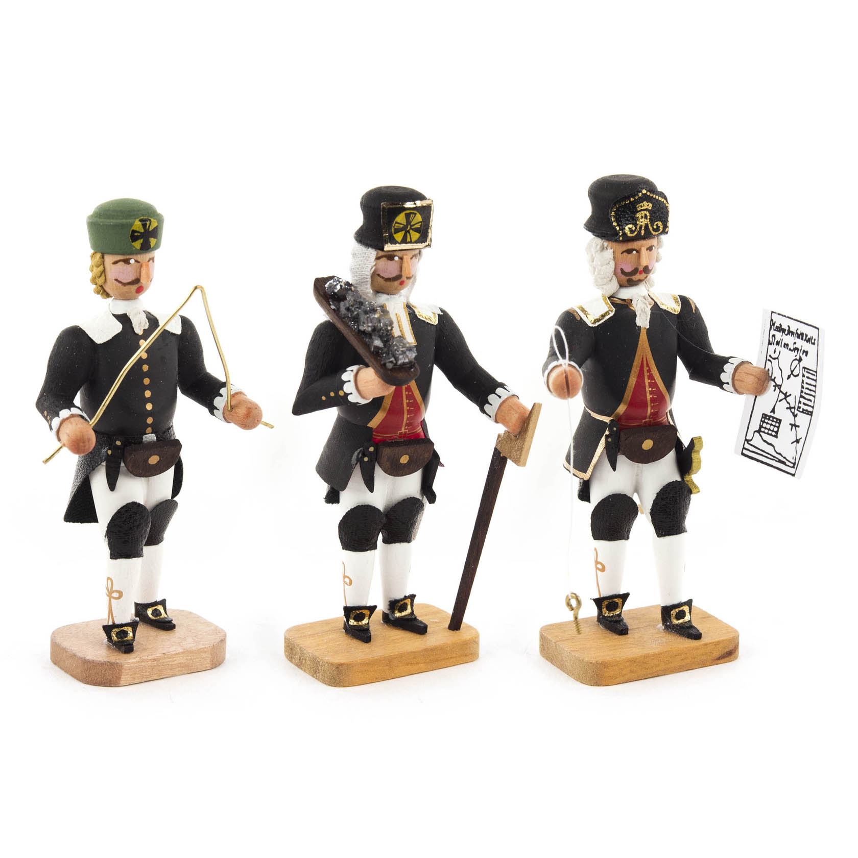 Barockbergleute Wünschelrutengänger, Knappschaftsältester, Markscheider (3)