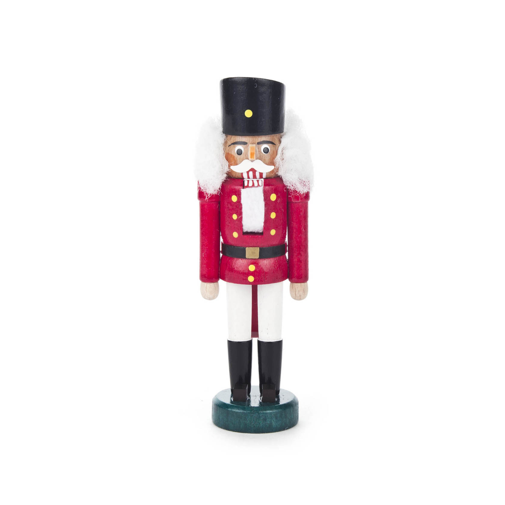 Nussknacker Husar rot-weiß, 13cm
