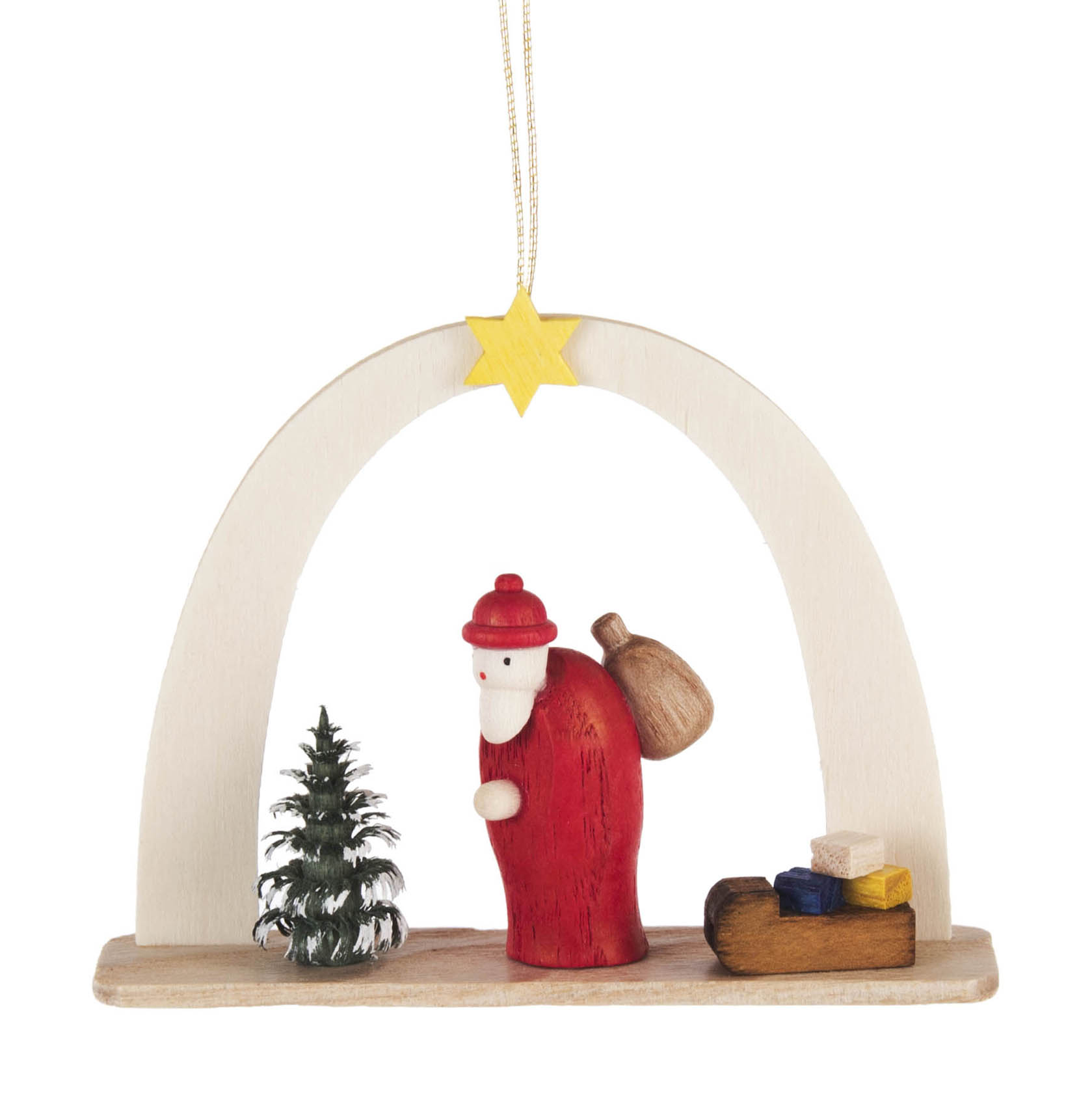 Behang Weihnachtsmann mit Schlitten im Dregeno Online Shop günstig kaufen