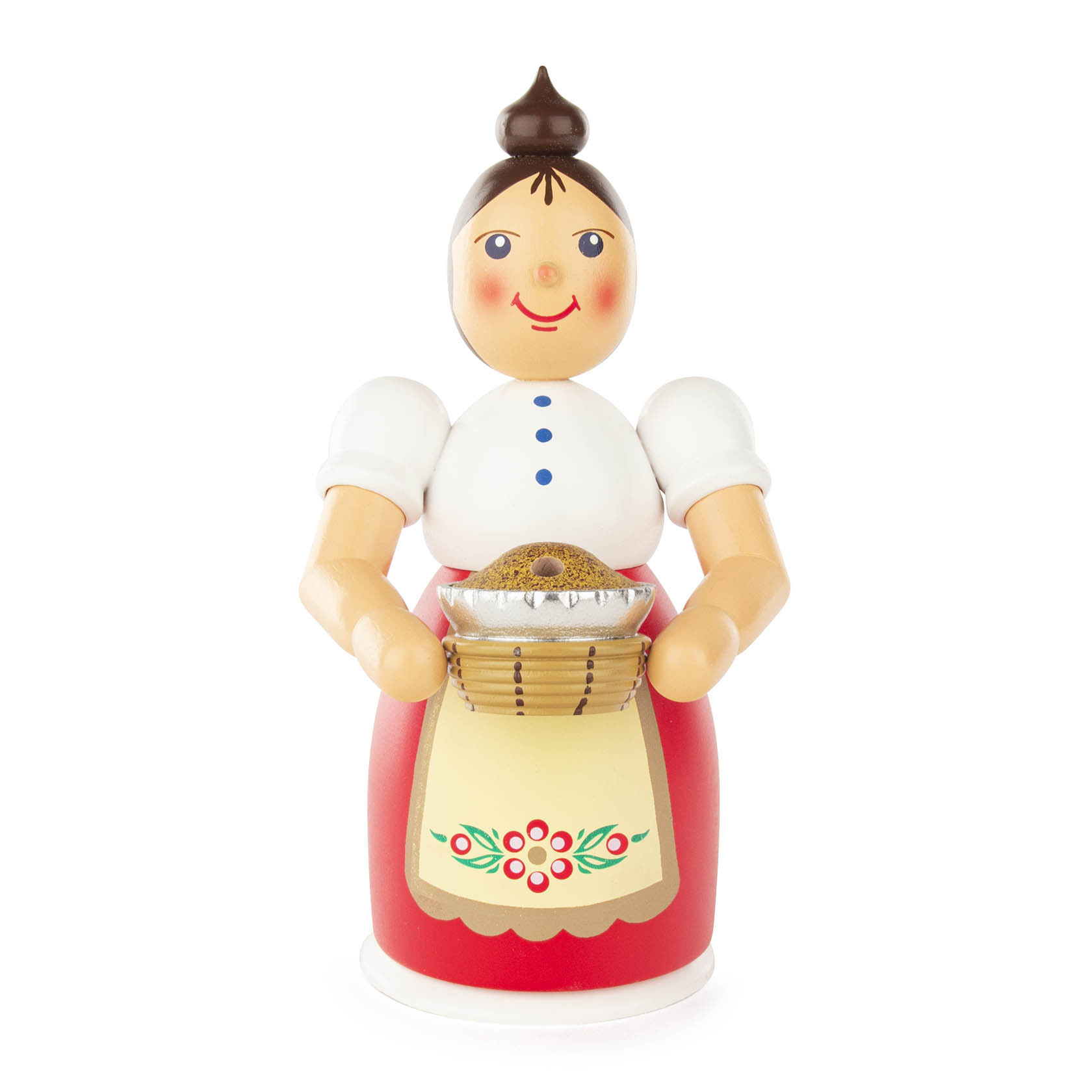 Räucherfrau mit Schürze und Kuchen im Dregeno Online Shop günstig kaufen