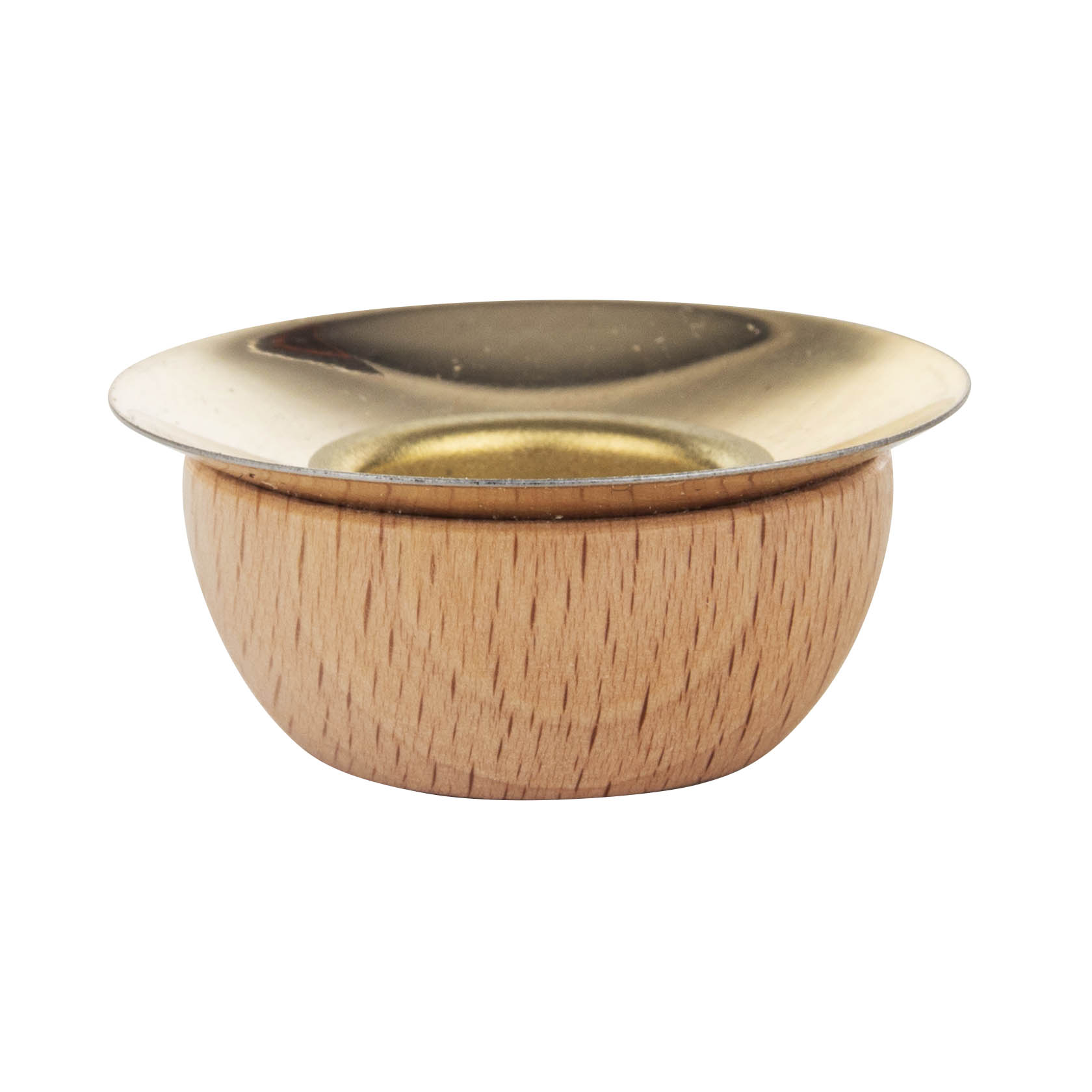 Holztülle mit Messingeinsatz für Kerzen d=17mm im Dregeno Online Shop günstig kaufen