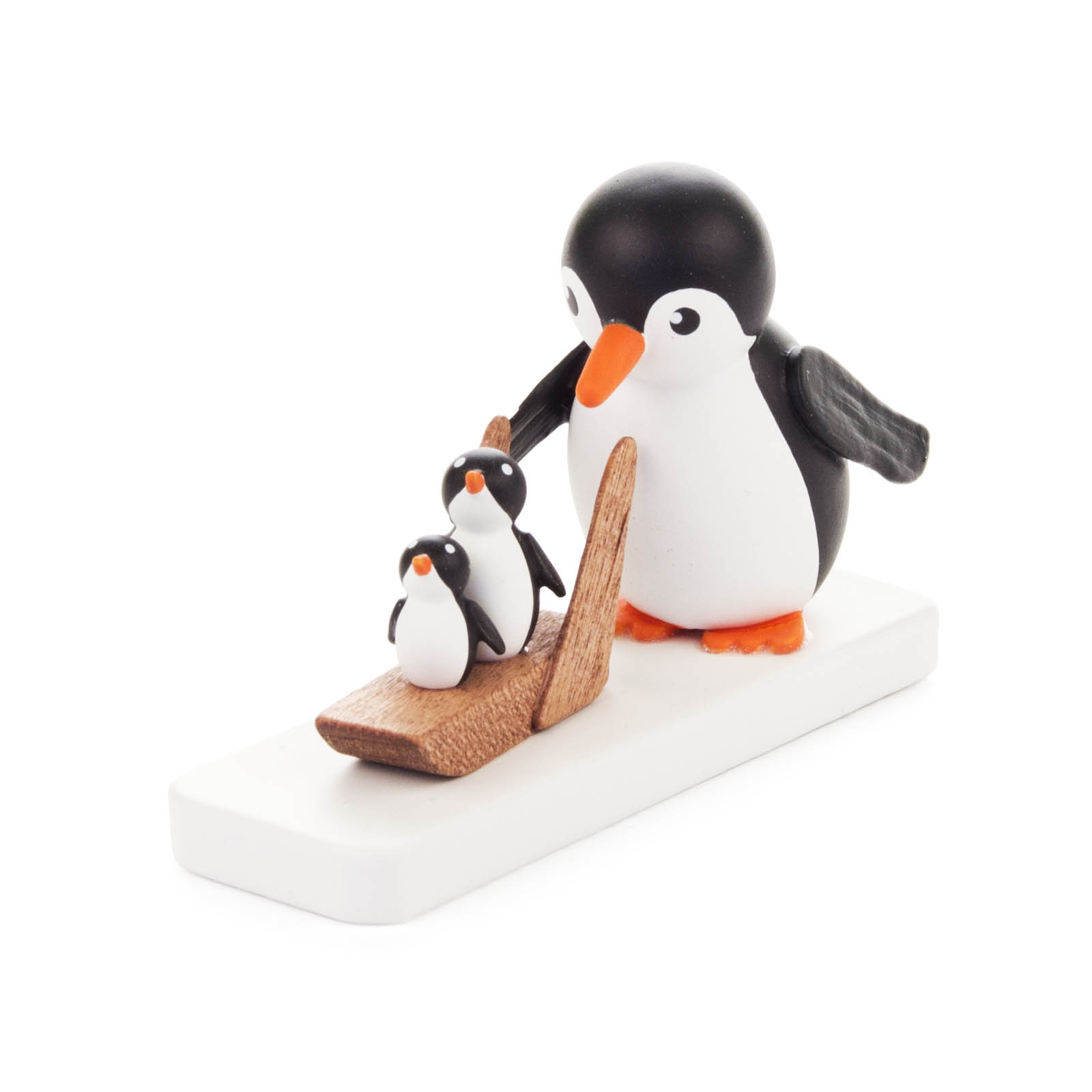 Pinguin Schlittenfahrer