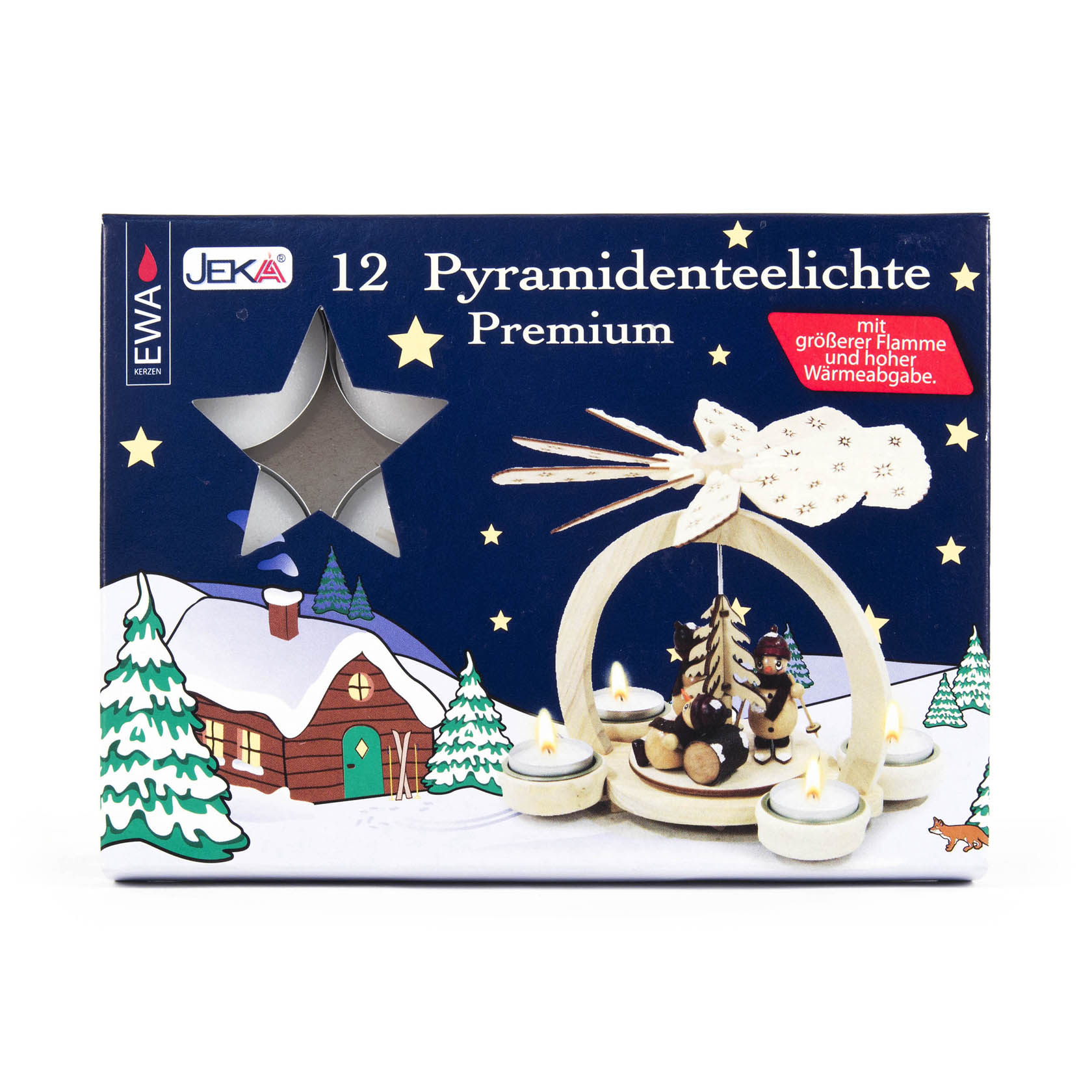 Pyramidenteelichte Premium (12) UK 24 im Dregeno Online Shop günstig kaufen