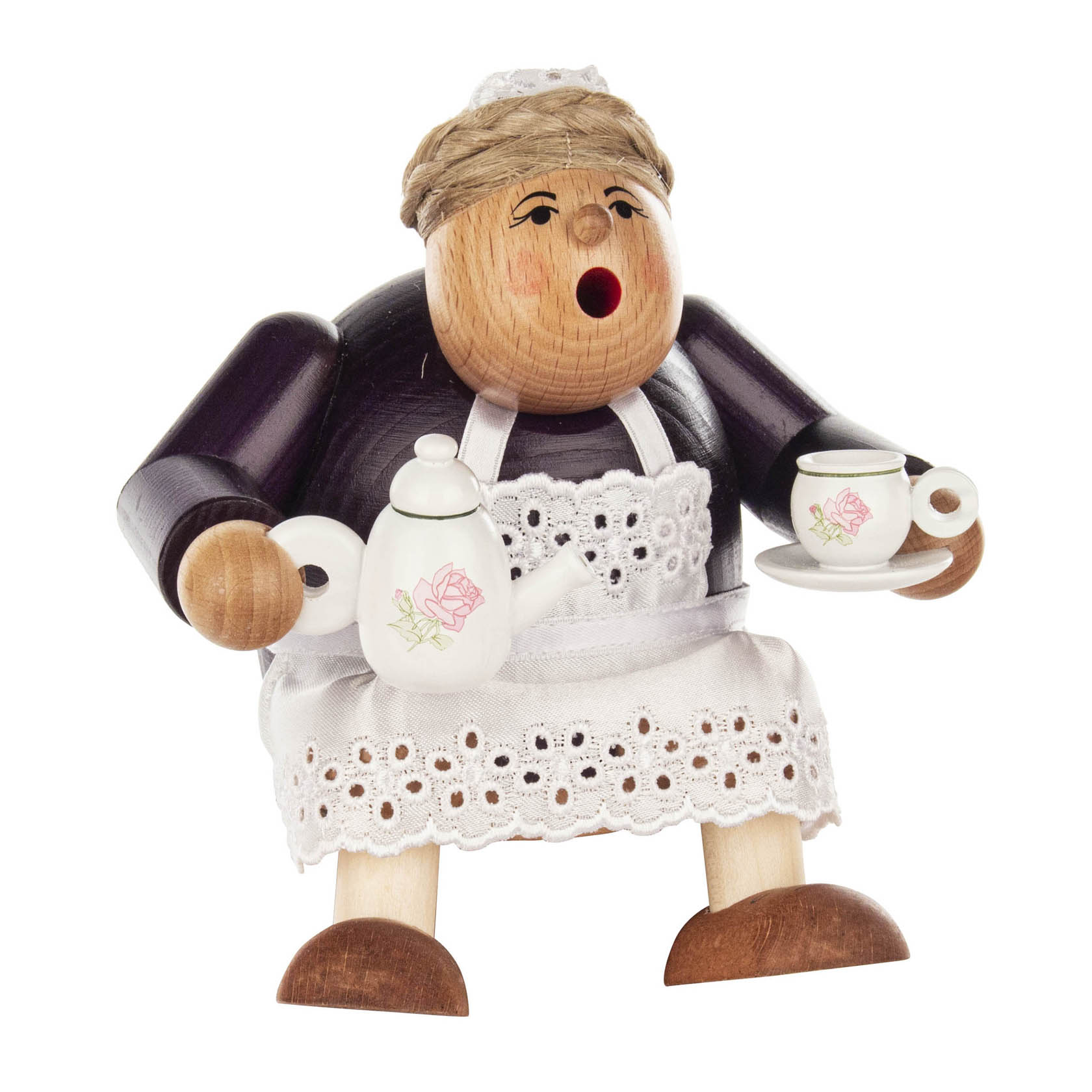 Räucherfrau Kaffeesächsin 14cm Kantenhocker im Dregeno Online Shop günstig kaufen